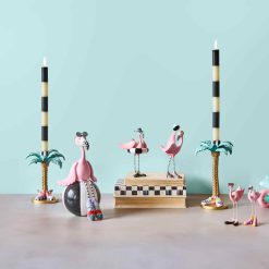 Alternative view of MACKENZIE-CHILDS Mackenzie-chilllds Patience Brewster Palm Tree Candle Holders, Set of 2