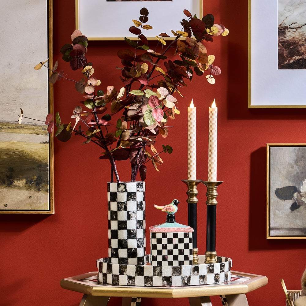 Check Capiz Small Vase