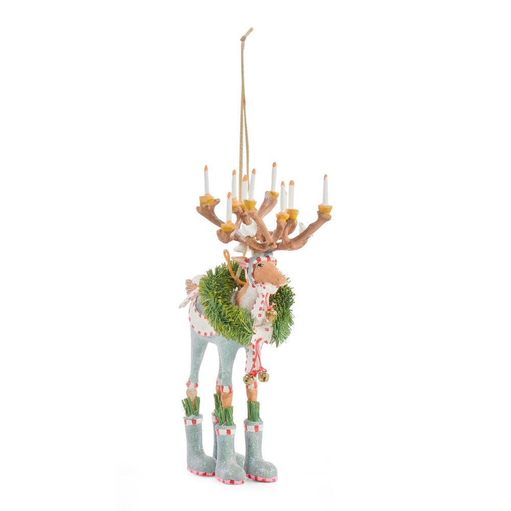 MACKENZIE-CHILDS Mackenzie-chilllds Patience Brewster Dash Away Reindeer Ornament - Image 10