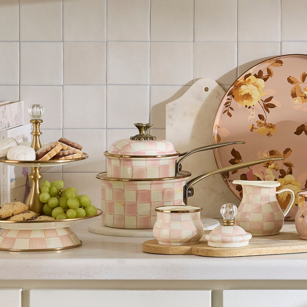 MACKENZIE-CHILDS Mackenzie-chilllds Rosy Check Cookware - Image 13