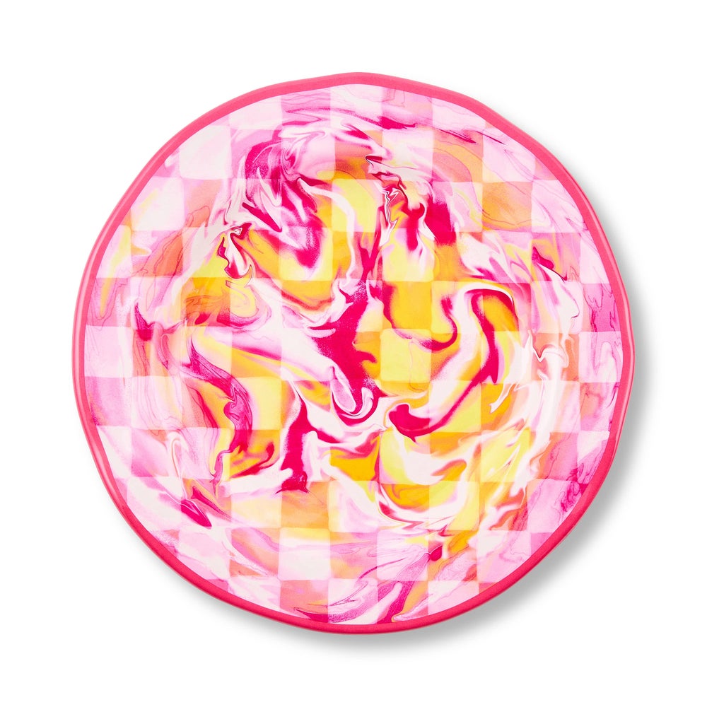 MACKENZIE-CHILDS Mackenzie-chilllds Marble Check Melamine Dinnerware - Image 5