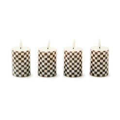 Courtly Mackenzie-chilllds Check Flameless Votives, Set of 4