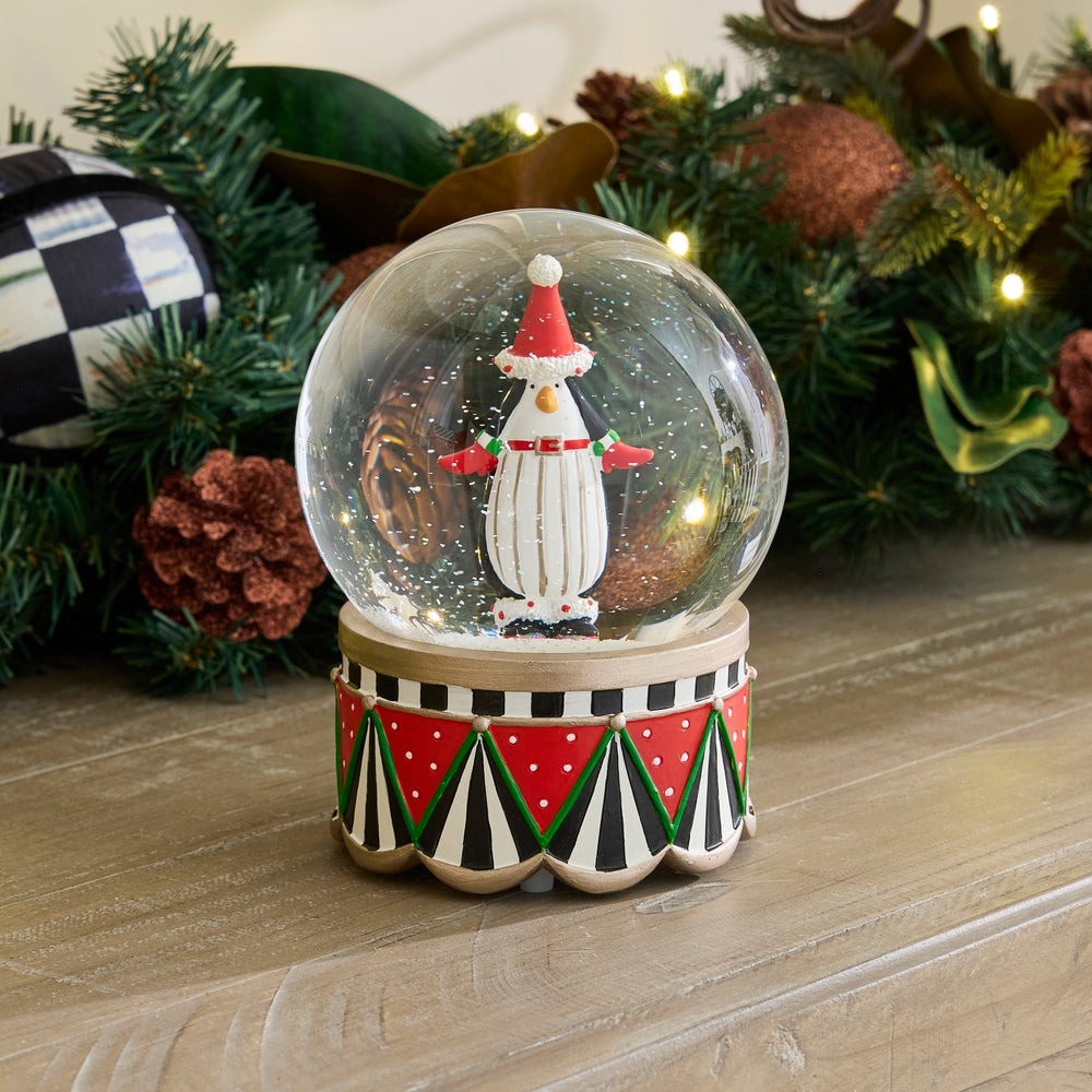 MACKENZIE-CHILDS Mackenzie-chilllds Patience Brewster Penguin Snow Globe - Image 2