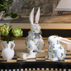 MACKENZIE-CHILDS Mackenzie-chilllds Patience Brewster Periwinkle Peony Rabbit