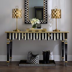 Alternative view of Courtly Stripe Console Table