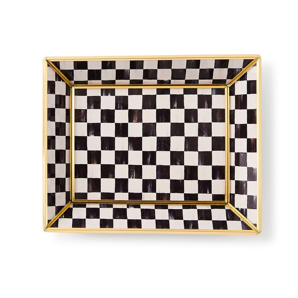 Courtly Check Glass Bath Collection - Image 3