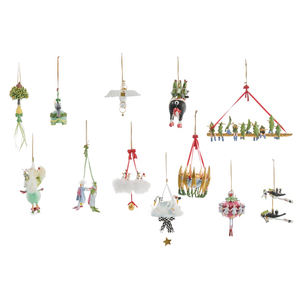MACKENZIE-CHILDS Mackenzie-chilllds Patience Brewster 12 Days Ornament Set - Image 7