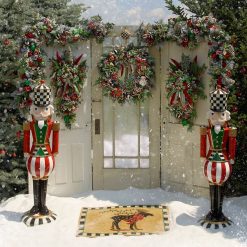 Alternative view of Courtly Check Wreath Hanger