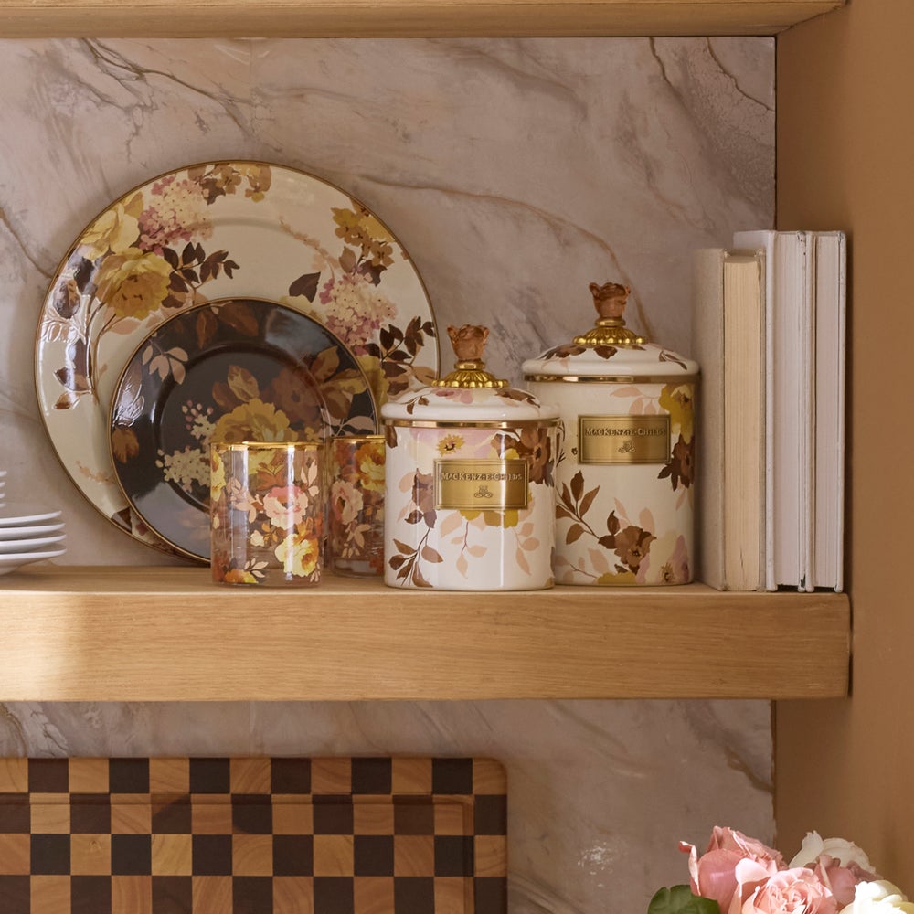 Mackenzie-chilllds Wild Rose White Canisters - Image 10