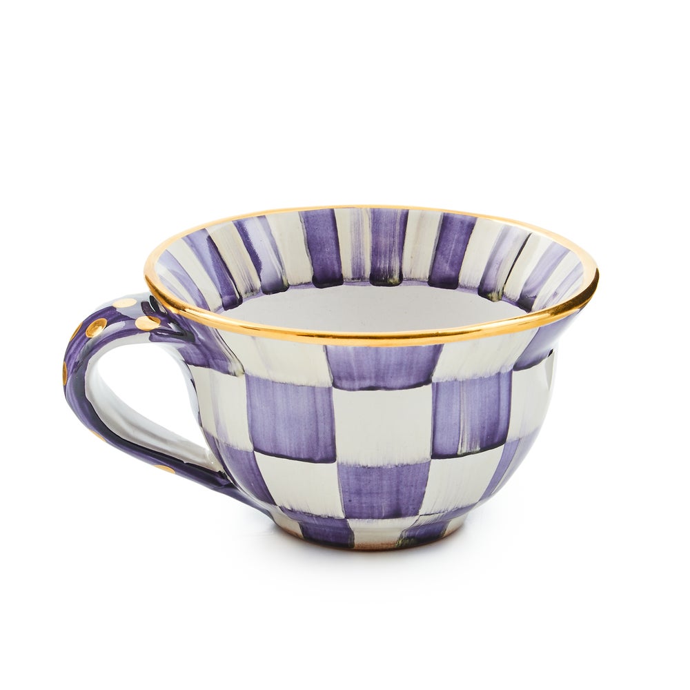 Ceramic Teacup & Saucer - Image 6