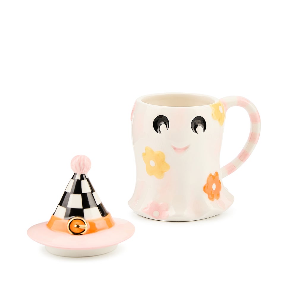 MACKENZIE-CHILDS Mackenzie-chilllds Hocus Pocus Ceramic Lidded Mug - Image 3