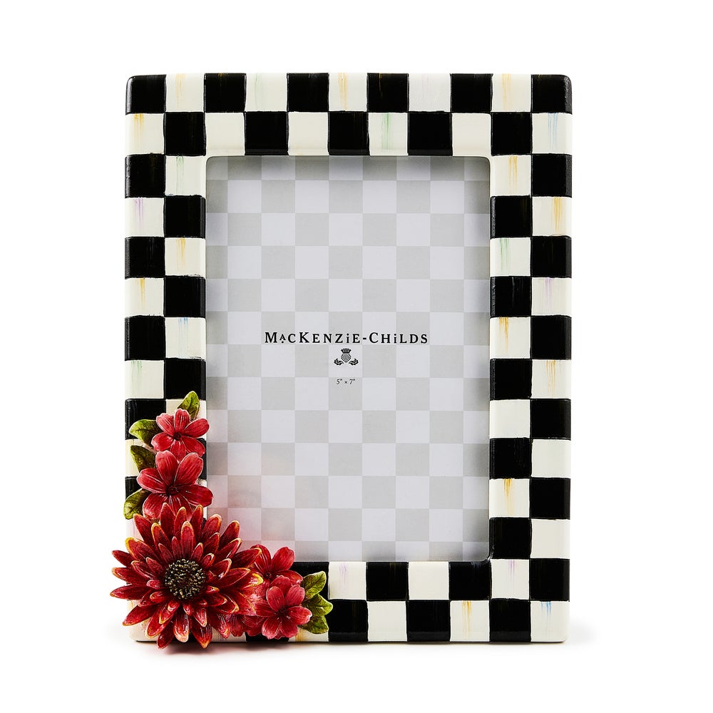 Courtly Check Floral Frame