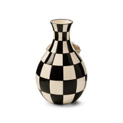 Alternative view of Blush Poppy Check Vase