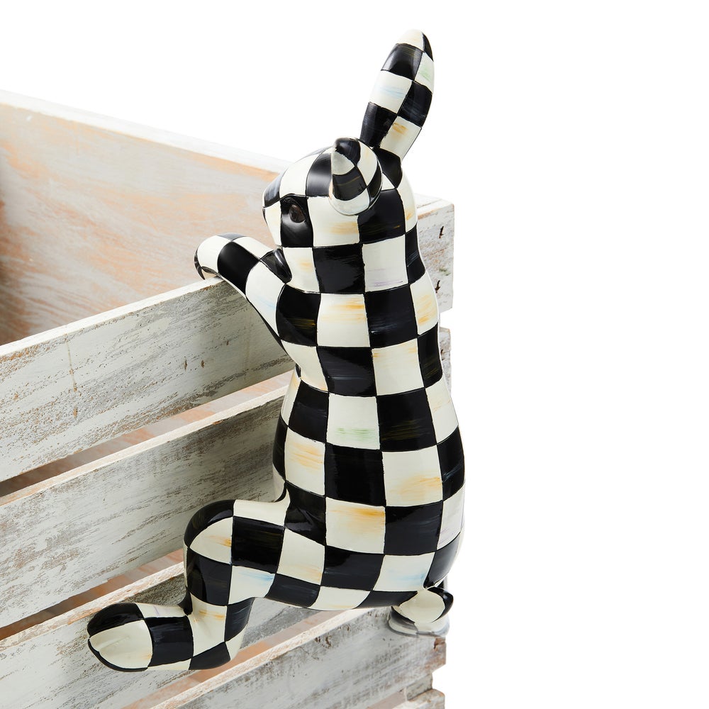 Courtly Check Bunny Fence Climber - Image 3