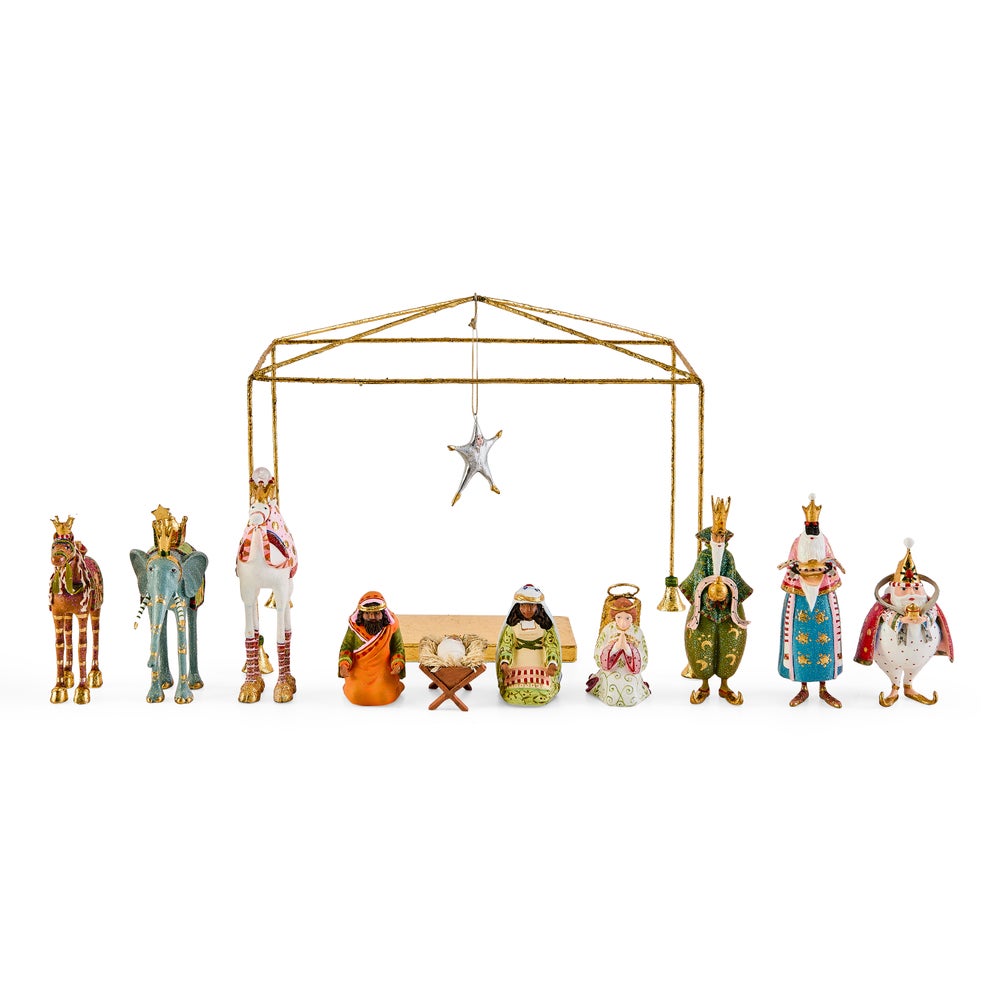 MACKENZIE-CHILDS Mackenzie-chilllds Patience Brewster World Edition Mini Nativity Introductory Set - Image 4