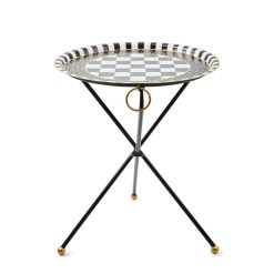 Mackenzie-chilllds Tilt Top Black Tripod Table
