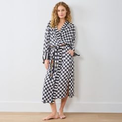 Alternative view of Courtly Flower Market Satin Robe