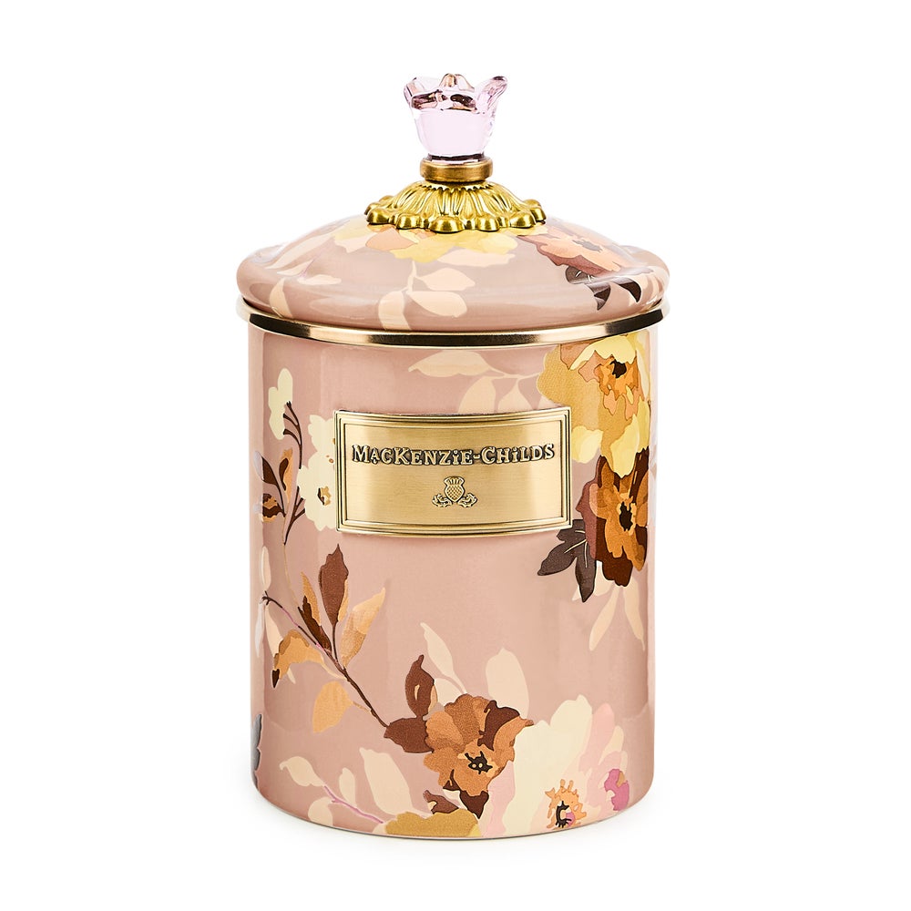 Mackenzie-chilllds Wild Rose Mauve Canisters - Image 3