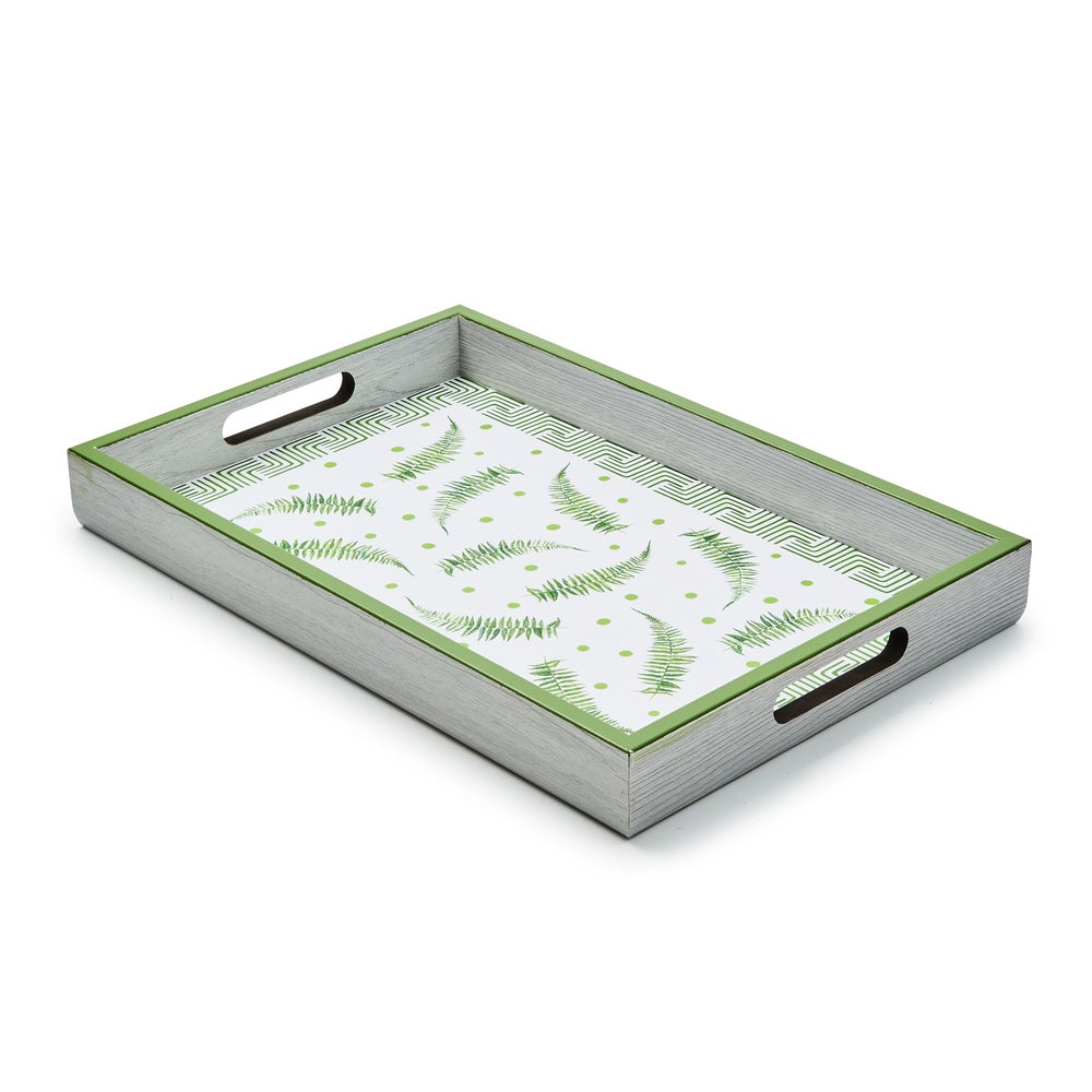 MACKENZIE-CHILDS Mackenzie-chilllds Fern Forest Tray