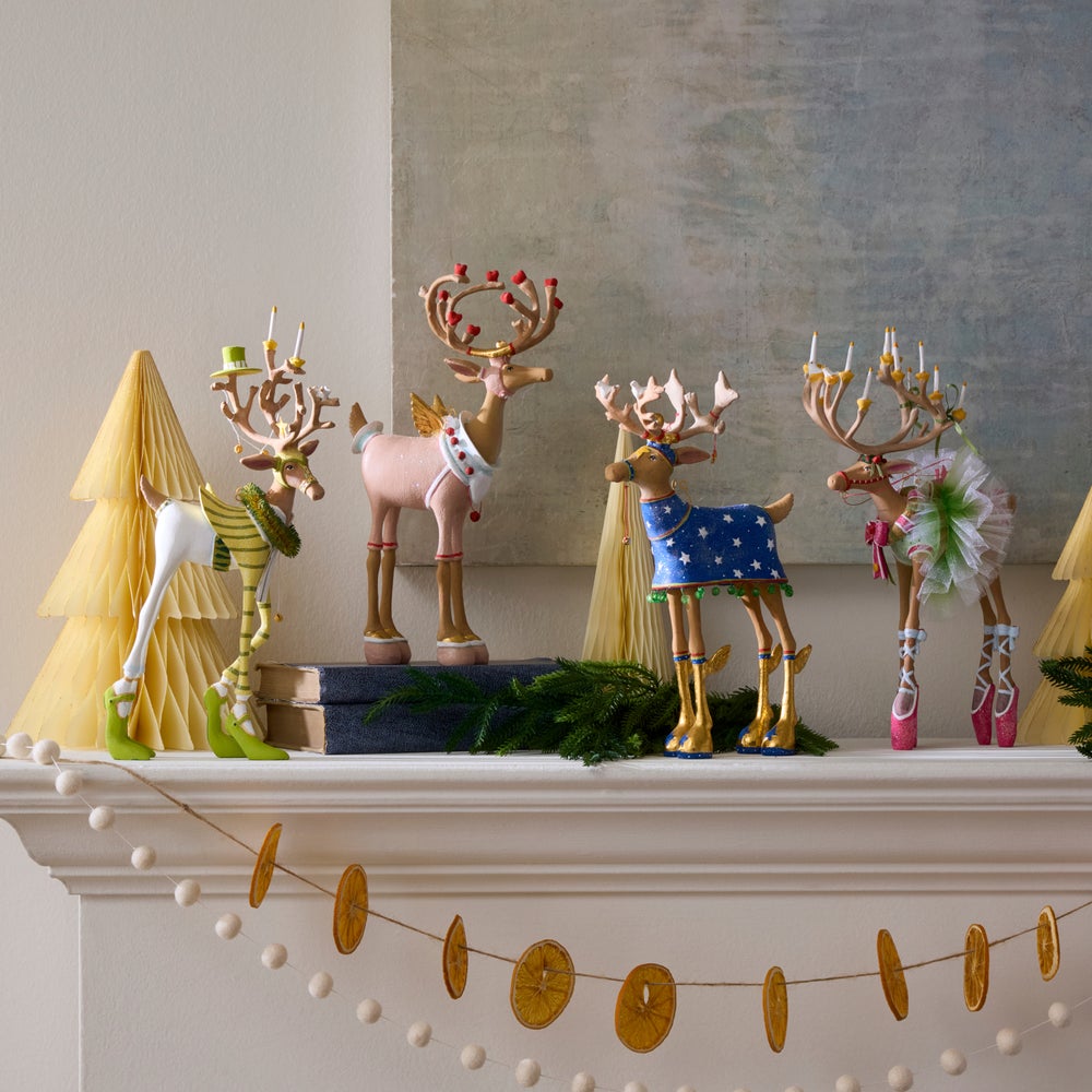 MACKENZIE-CHILDS Mackenzie-chilllds Patience Brewster Dash Away Standing Reindeer - Image 5