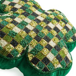 Alternative view of MACKENZIE-CHILDS Mackenzie-chilllds Shaped Lucky Clover Throw Pillow