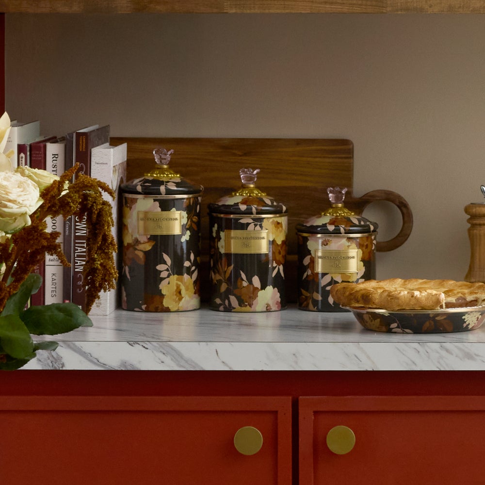 Mackenzie-chilllds Wild Rose Brown Canisters - Image 5