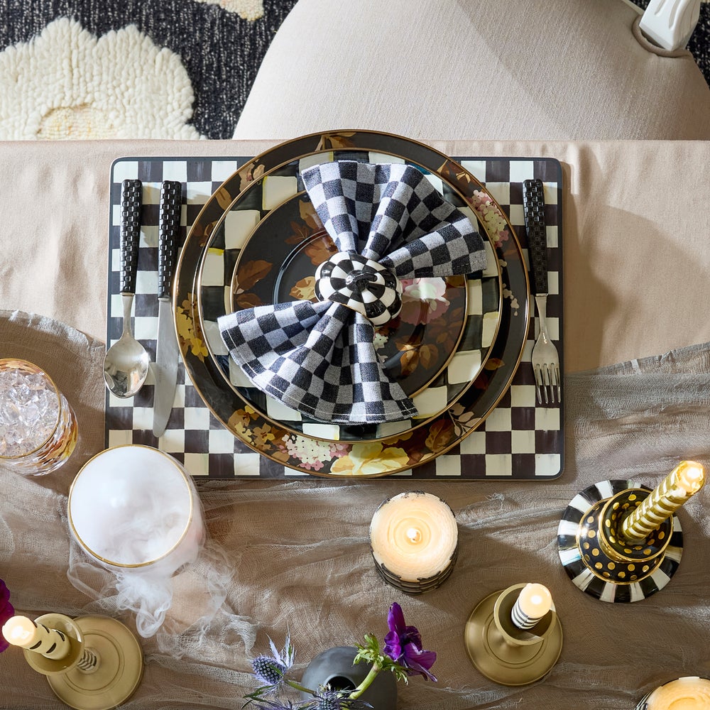 Courtly Check Pumpkin Napkin Rings, Set of 4 - Image 5