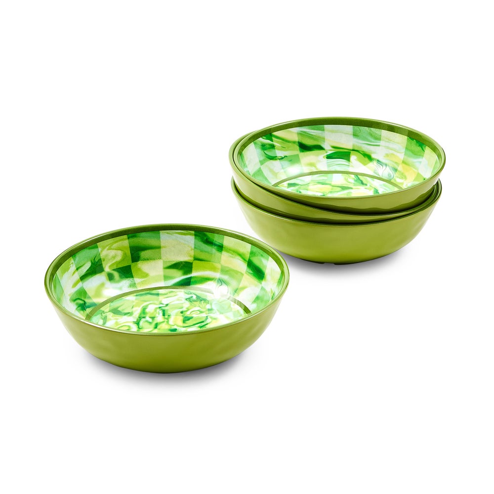 MACKENZIE-CHILDS Mackenzie-chilllds Marble Check Melamine Dinnerware - Image 10