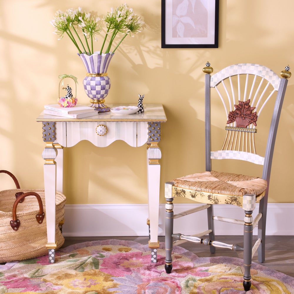 MACKENZIE-CHILDS Mackenzie-chilllds Flower Basket Side Chair