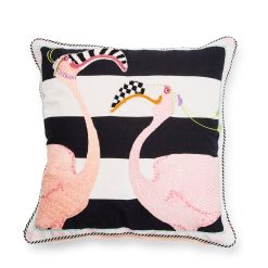 MACKENZIE-CHILDS Mackenzie-chilllds Patience Brewster Flamingo Throw Pillow