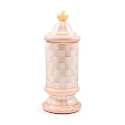 MACKENZIE-CHILDS Mackenzie-chilllds Rosy Check Ceramic Canister