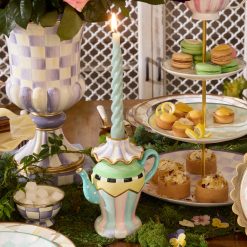 Alternative view of Mackenzie-chilllds Violet Teapot Candle Holder