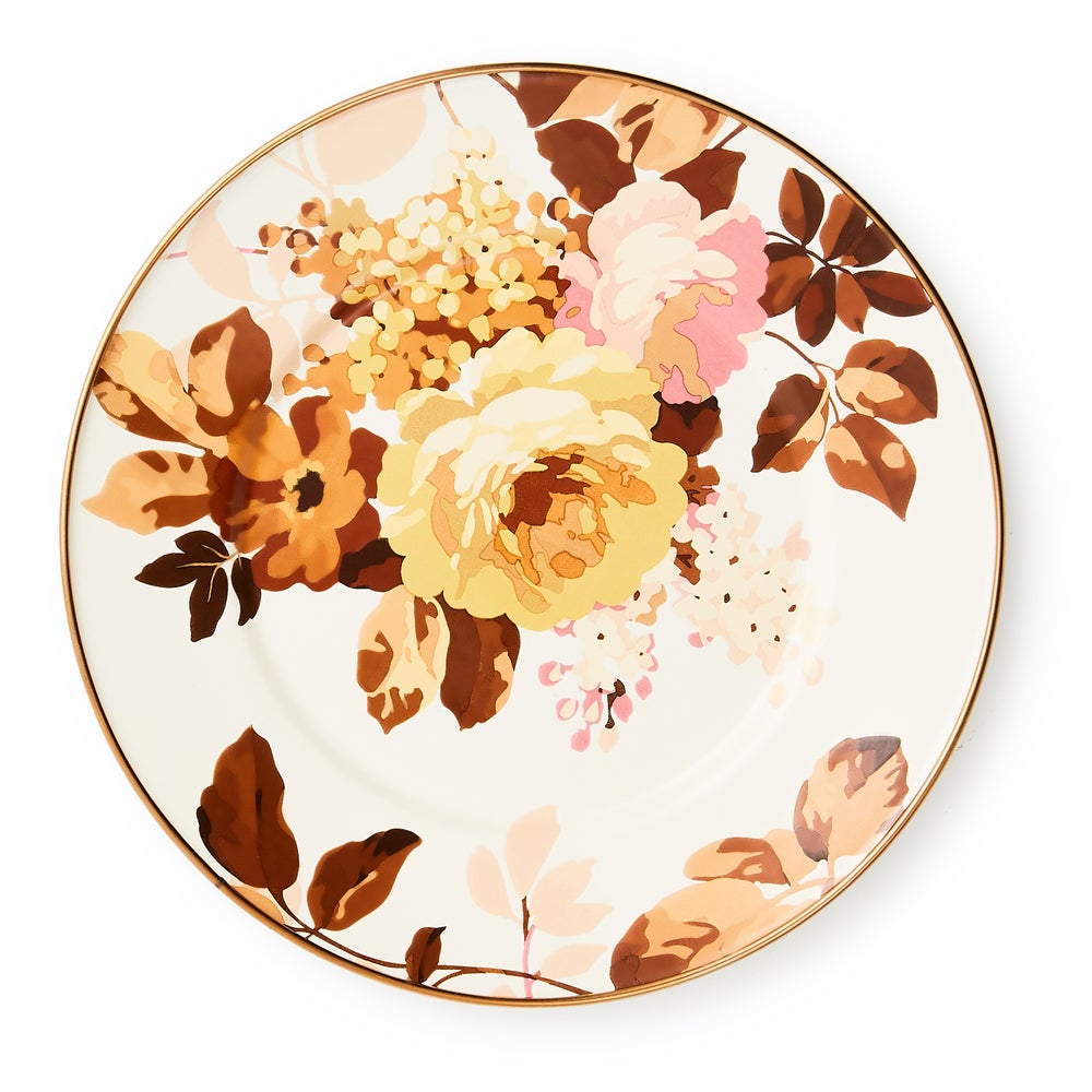 Mackenzie-chilllds Wild Rose White Enamel Dinnerware - Image 4