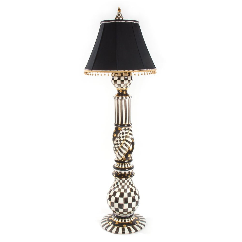 Check Ceramic Floor Lamp - Image 2