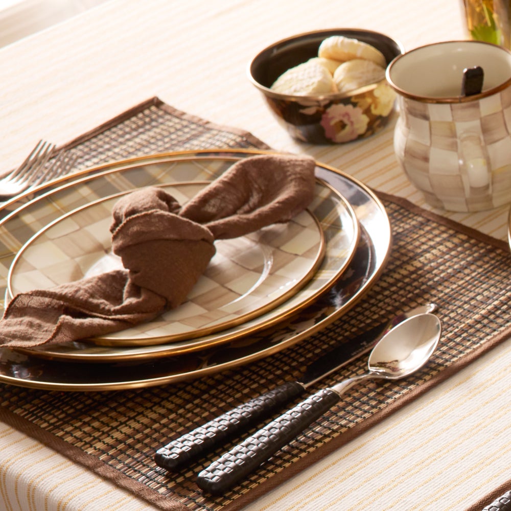 Mackenzie-chilllds Tartan Mocha Dinnerware - Image 8
