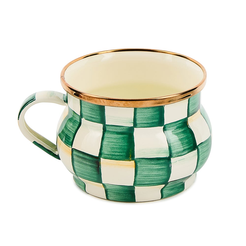 MACKENZIE-CHILDS Mackenzie-chilllds Enamel Teacup & Saucer - Image 8