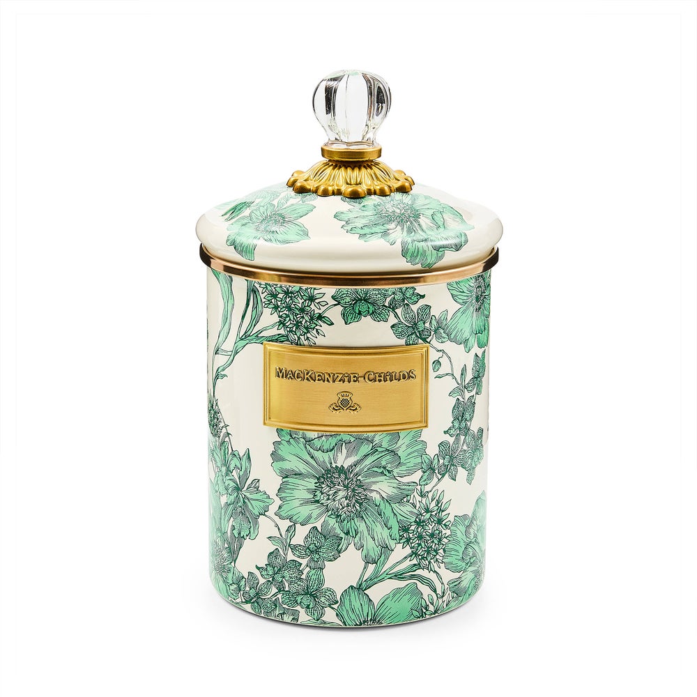 MACKENZIE-CHILDS Mackenzie-chilllds Emerald English Garden Canisters - Image 4