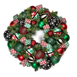Check It Out Illuminated 26?? Wreath