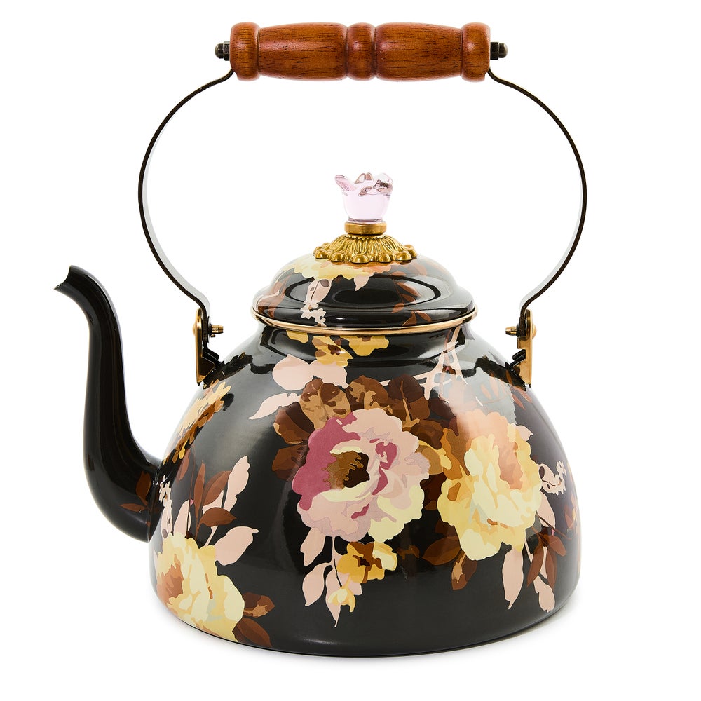 MACKENZIE-CHILDS Mackenzie-chilllds Floral Tea Kettle - Image 11