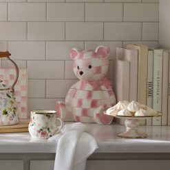 Alternative view of MACKENZIE-CHILDS Mackenzie-chilllds Rosy Bear Cookie Jar