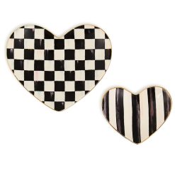 Alternative view of MACKENZIE-CHILDS Mackenzie-chilllds Heart Trinket Dishes, Set of 2