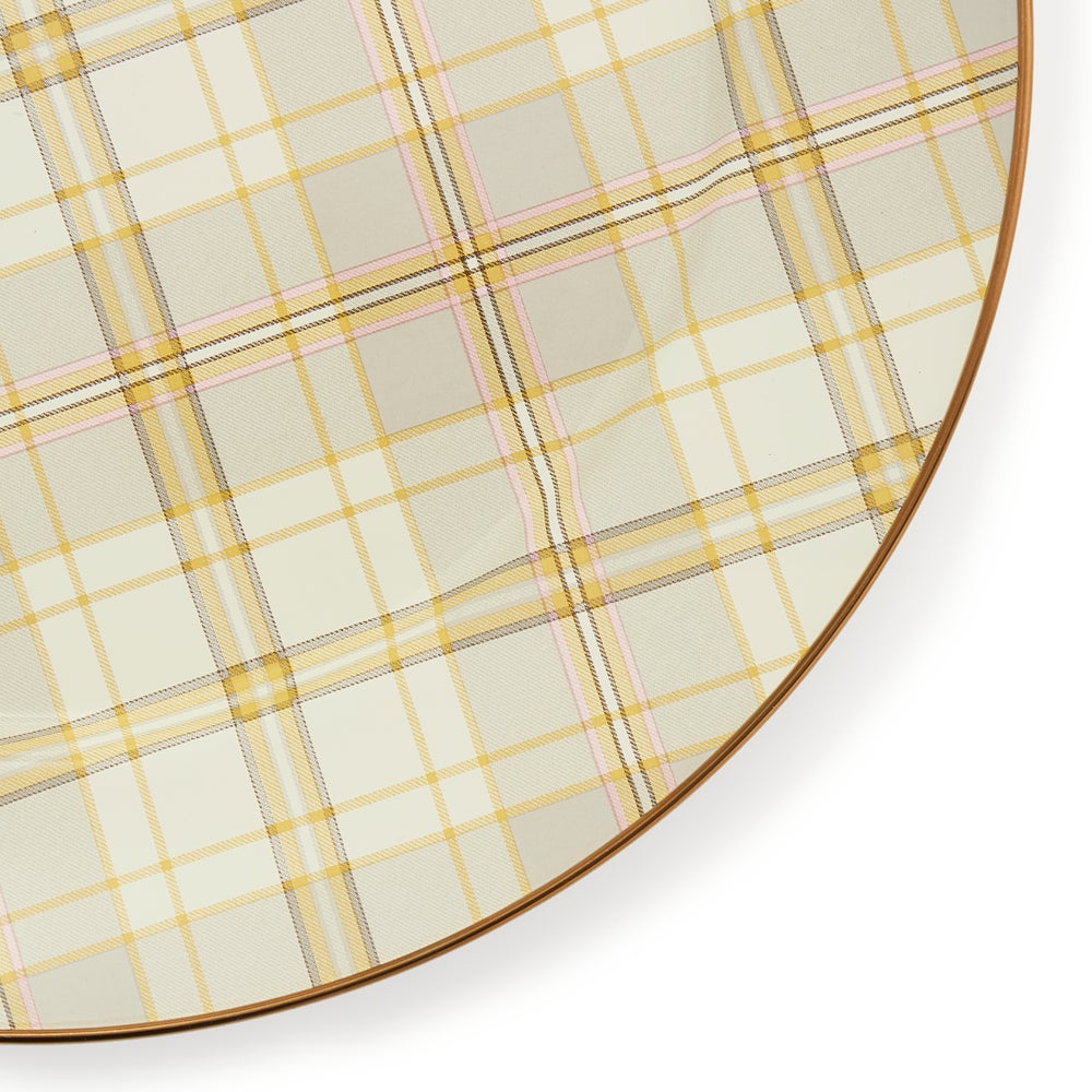 MACKENZIE-CHILDS Mackenzie-chilllds Latte Tartan Dinnerware - Image 7