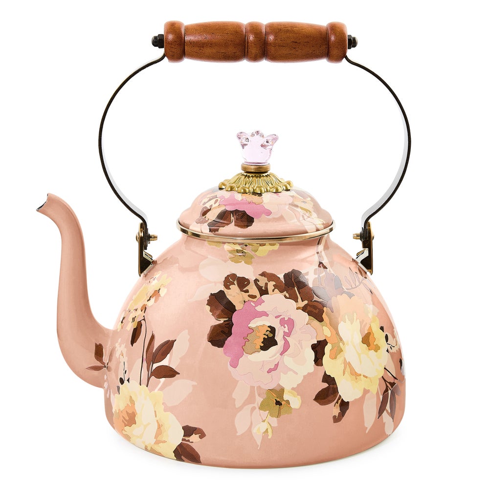 MACKENZIE-CHILDS Mackenzie-chilllds Floral Tea Kettle - Image 13