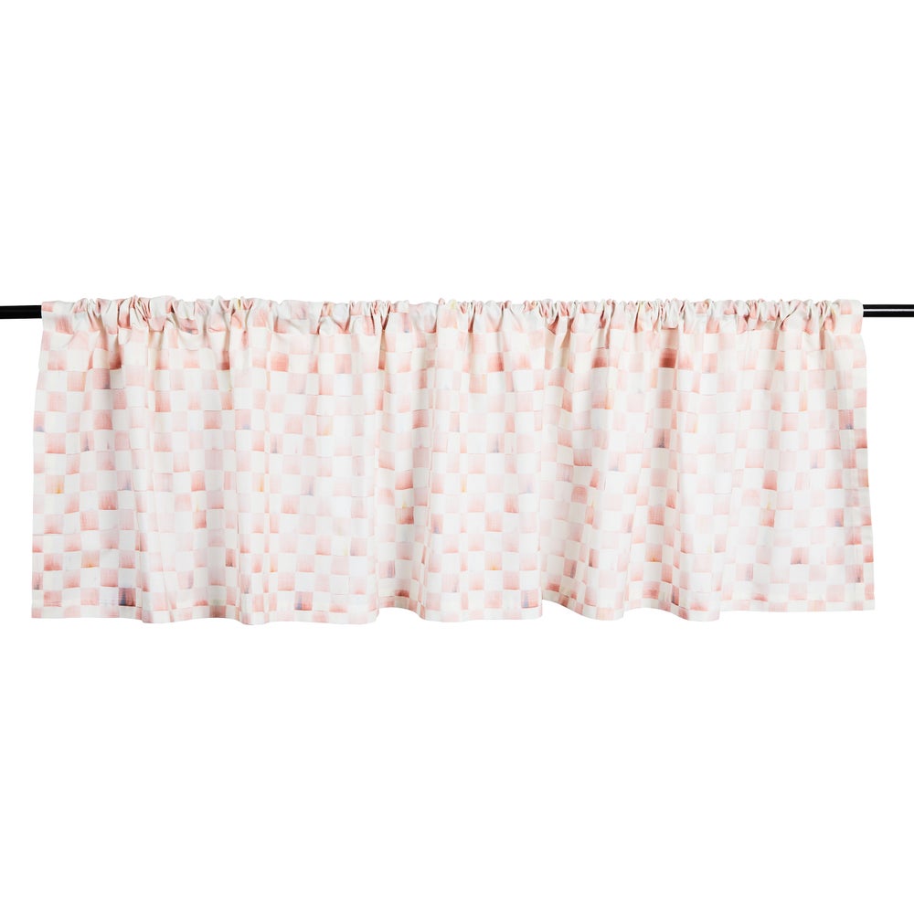 Check Rod Pocket Cafe Valance - Image 5