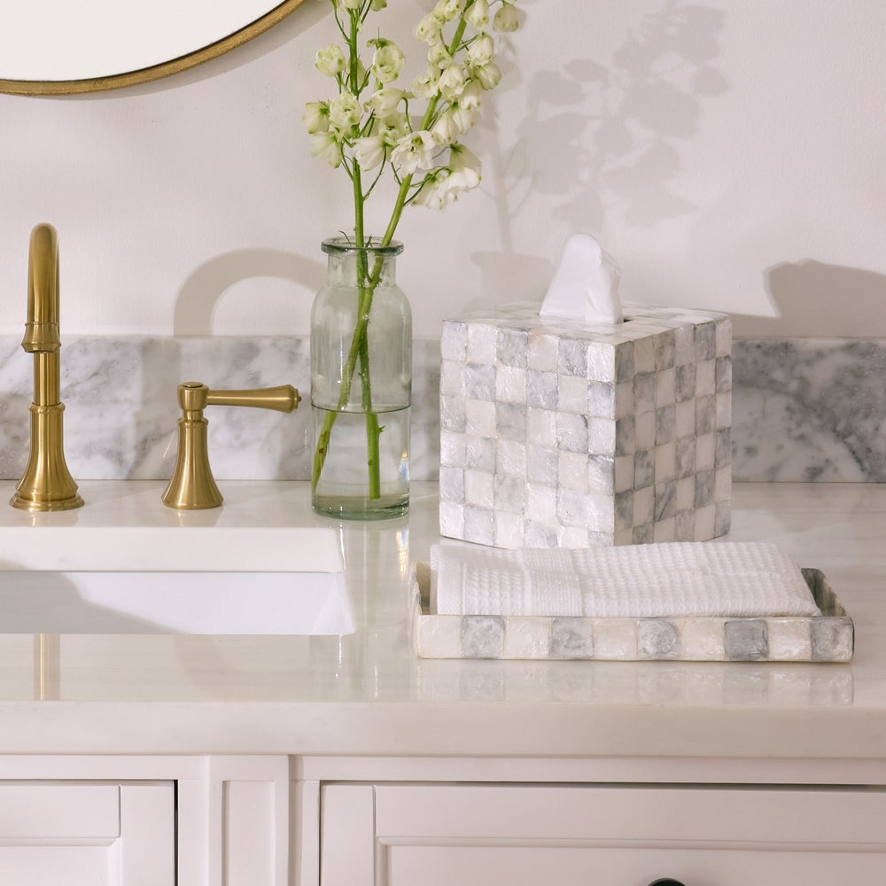 Mackenzie-chilllds Sterling Check Mackenzie-chilllds Capiz Bath Collection - Image 9