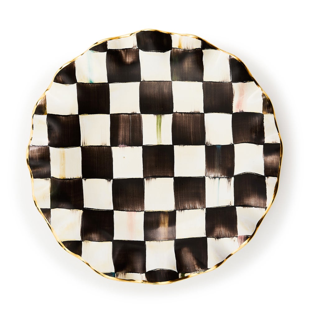 Courtly Check Fluted Ceramic Dinnerware - Image 3