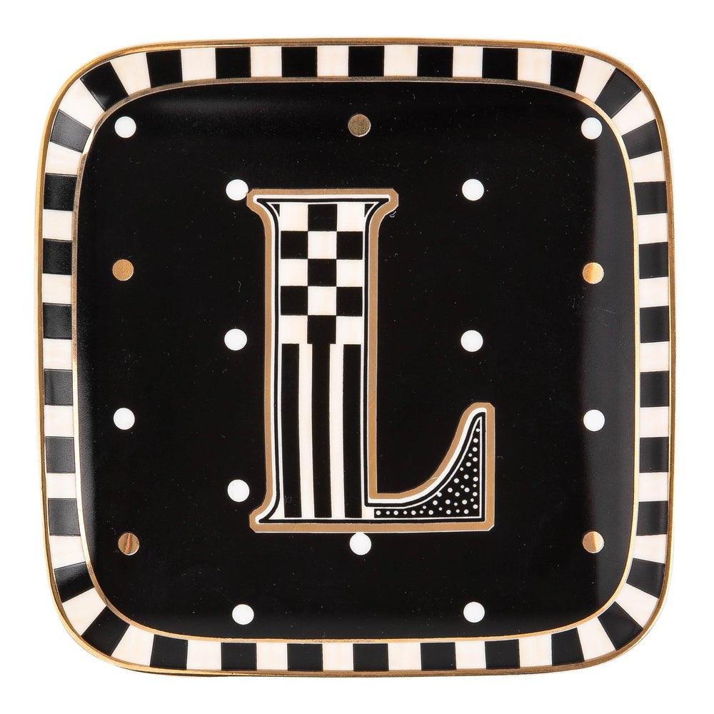 MACKENZIE-CHILDS Mackenzie-chilllds Monogram Dish - Image 8