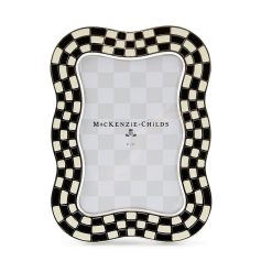 Mackenzie-chilllds Wavy Check Silver Plated Frame