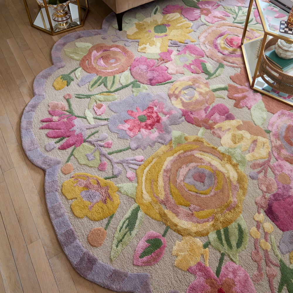 MACKENZIE-CHILDS Mackenzie-chilllds Scalloped Flower Meadow Rug - Image 14