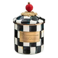 Alternative view of Courtly Check Enamel Canisters